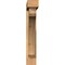 Ekena Millwork Legacy Block Smooth Bracket w/ Offset Brace, Western Red Cedar, 5 1/2"W x 30"D x 34"H BKT0604X30X34LEC05SWR - alternate 4